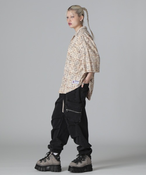 DANKE SCHON（ダンケシェーン）の「【WEB＆DEPOT限定】DankeSchon/ダンケシェーン/DENIM  ZIPPOCKET（その他パンツ・レディース・グレー/ブラック・S/M/L/XL）」の15枚目の写真