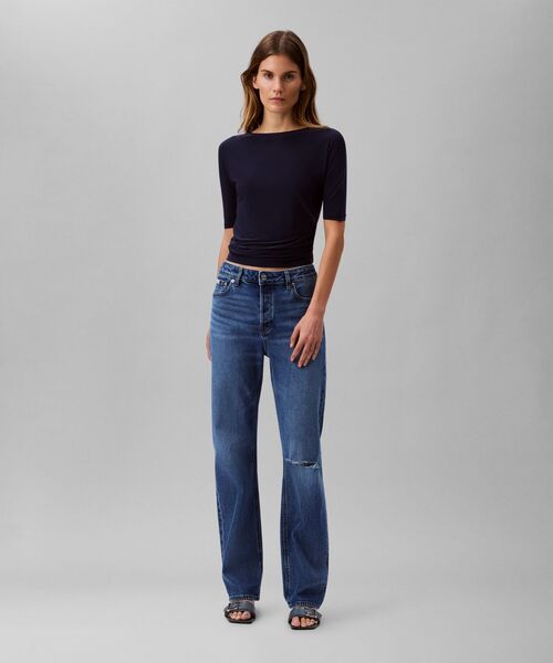 Calvin Klein（カルバン・クライン）の「90s ストレートランウェイデニムパンツ（デニムパンツ・レディース・ブルー・24/25/ 26/27）」の9枚目の写真