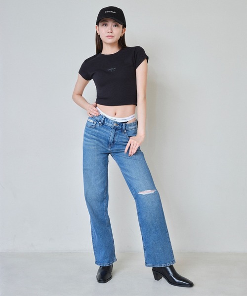 90s ストレートランウェイデニムパンツ（デニムパンツ）｜Calvin