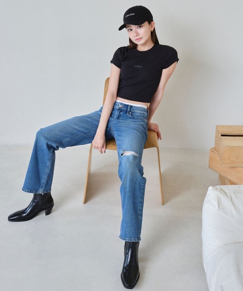 90s ストレートランウェイデニムパンツ（デニムパンツ）｜Calvin Klein