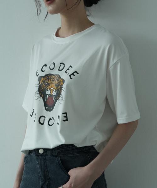 お得な情報満載 セール】タイガープリントオーバーサイズTシャツ（Tシャツ 応援グッズ