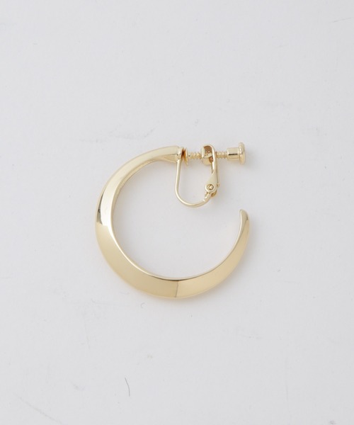 NANO universe（ナノユニバース）の「フープイヤリング（イヤリング・レディース・ゴールド/シルバー・FREE）」の5枚目の写真