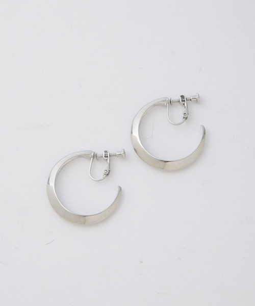 NANO universe（ナノユニバース）の「フープイヤリング（イヤリング・レディース・ゴールド/シルバー・FREE）」の3枚目の写真