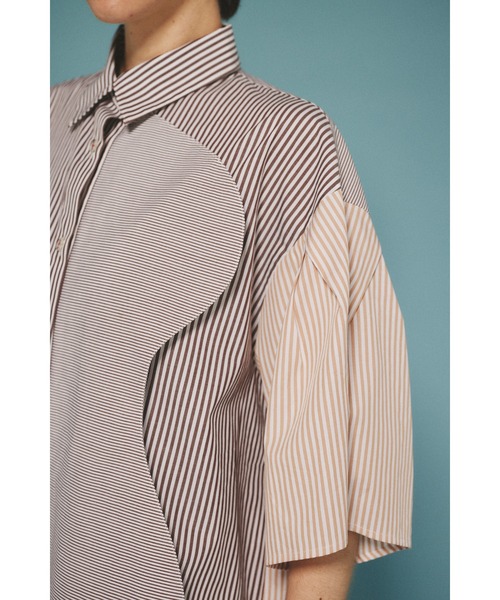 HeRIN.CYE A line over shirt Aラインオーバーシャツ A line over shirt Aラインオーバーシャツ（シャツ/ブラウス