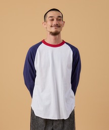 WALLA WALLA SPORT | 3/4 BASEBALL TEE 3-TONE / 3/4 ベースボールT 3トーン(Tシャツ/カットソー)