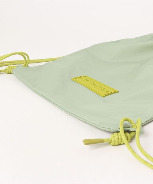 HUNTER（ハンター）の「HUNTER/ハンター ショルダーバック DRAWSTRING BACKPACK TOTE トラベル ドローストリング バックパック トート UBP3931NRS（ショルダーバッグ・メンズ・ブラック/スカイブルー/シルバー/グリーン・FREE）」の6枚目の写真
