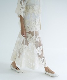 FRILL GATHER DOME SKIRT（スカート）｜CLANE（クラネ）のファッション