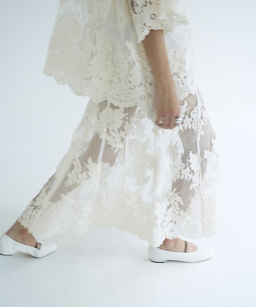 セール】SHEER FLOWER LACE SKIRT（スカート）｜CLANE（クラネ）の