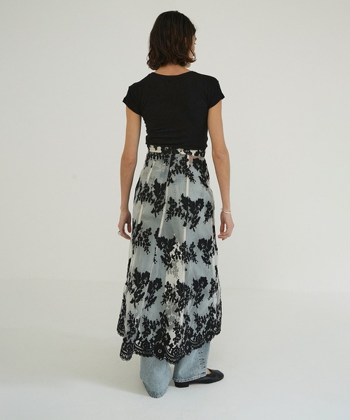 セール】SHEER FLOWER LACE SKIRT（スカート）｜CLANE（クラネ）の