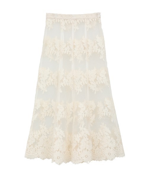 CLANE(クラネ)の「SHEER FLOWER LACE SKIRT(スカート・レディース・その他/アイボリー・1/0/2)」の18枚目の写真