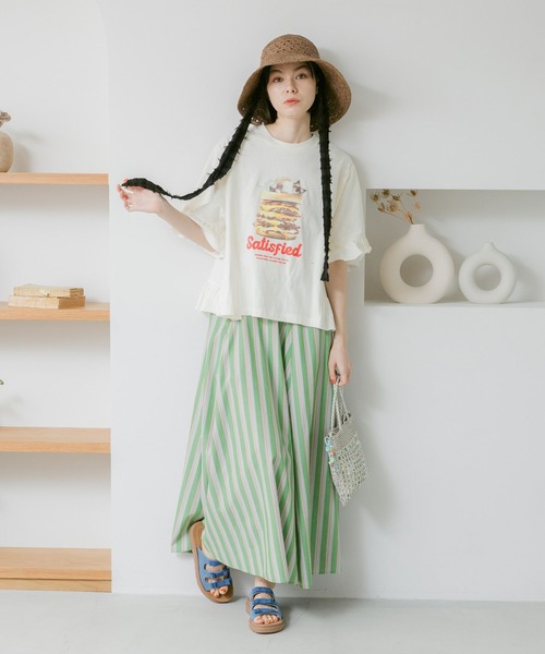 niko and...（ニコアンド）の「アソートフレアスカート（スカート・レディース・ネイビー/ホワイト/グリーン/イエロー・MEDIUM/LARGE）」の11枚目の写真
