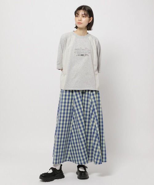 niko and...（ニコアンド）の「アソートフレアスカート（スカート・レディース・ネイビー/ホワイト/グリーン/イエロー・MEDIUM/LARGE）」の15枚目の写真