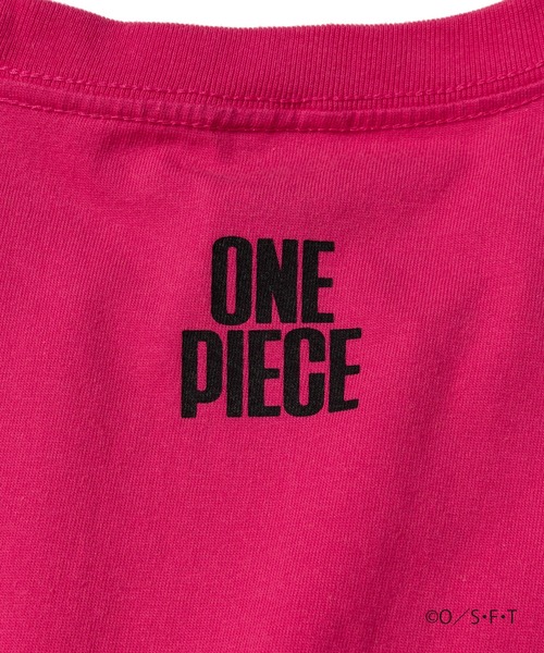 ZOZO（ゾゾ）の「ONE PIECE × ZOZOTOWN　T-SHIRTS　ルフィ＆ハンコック（Tシャツ/カットソー・メンズ・ピンク/スミクロ・L/XL/M）」の4枚目の写真