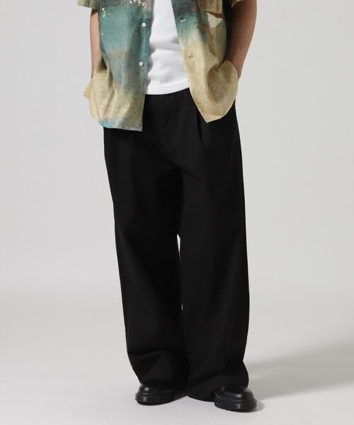 Toironier(トワロニエ)の「Toironier/トワロニエ/2Tuck CHINO Pants(チノパンツ・メンズ・グレー/ベージュ/ブラック・1/2)」の13枚目の写真