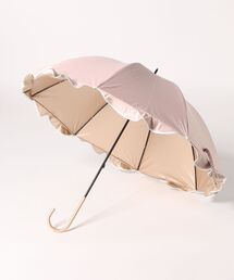 cachenez（カシュネ）の「カシュネ cachenez / 【晴雨兼用】【日傘】 UV カット率99％以上 PUへプラムバルーンショートパラソル（長傘）」