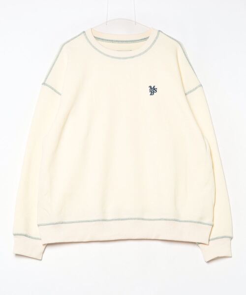 My sugar Babe（マイシュガーベイブ）の「MSB waffle top（スウェット・メンズ・アイボリー/ブルー/オレンジ・MEDIUM/LARGE/X-LARGE）」の2枚目の写真