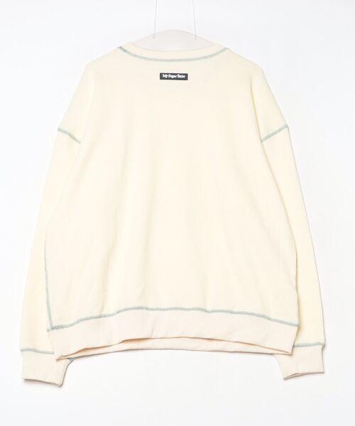 My sugar Babe（マイシュガーベイブ）の「MSB waffle top（スウェット・メンズ・アイボリー/ブルー/オレンジ・MEDIUM/LARGE/X-LARGE）」の4枚目の写真