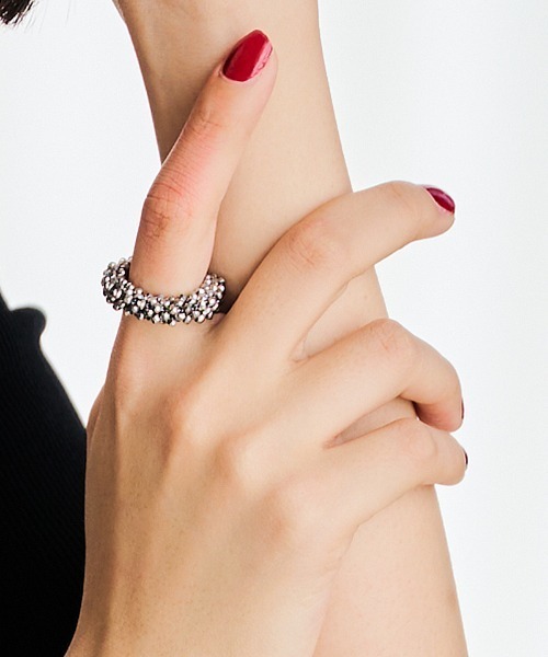 SALE♡Mal.♡新品♡18金　シェーヌ中15号　リング ring-07【シルバー925 18金コーティング】 | NewLandscape