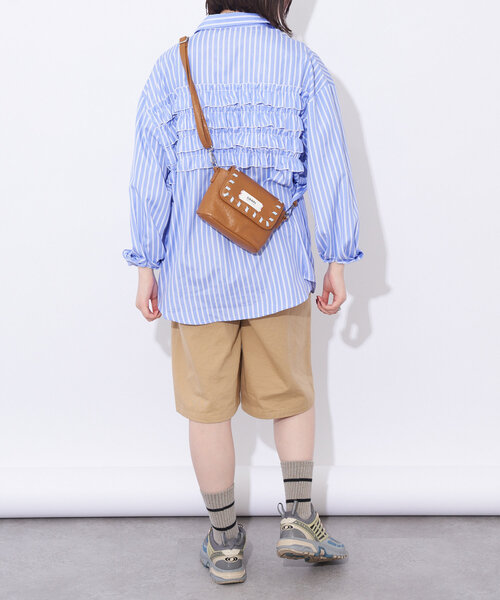 GRAIN(グレイン)の「【GRAIN/グレイン】ヴィンテージステッチミニショルダーバッグ(ショルダーバッグ・レディース・ブラウン/ネイビー/レッド/ブラック/ピンク/ホワイト/カーキ・FREE)」の20枚目の写真