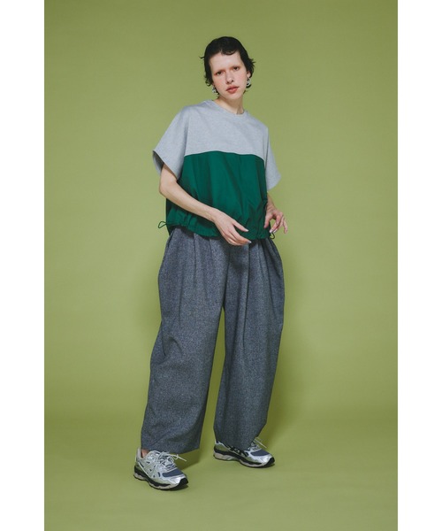 パンツ HeRIN.CYE Many tuck pants Many tuck pants メニータックパンツ（その他パンツ）｜HeRIN