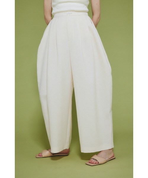 Many tuck pants メニータックパンツ（その他パンツ）｜HeRIN.CYE
