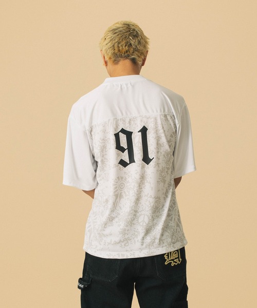 [X-LARGE]* Game Shirt * Old English ゲームシャツ セール】OLD ENGLISH S/S WORK SHIRT（シャツ/ブラウス