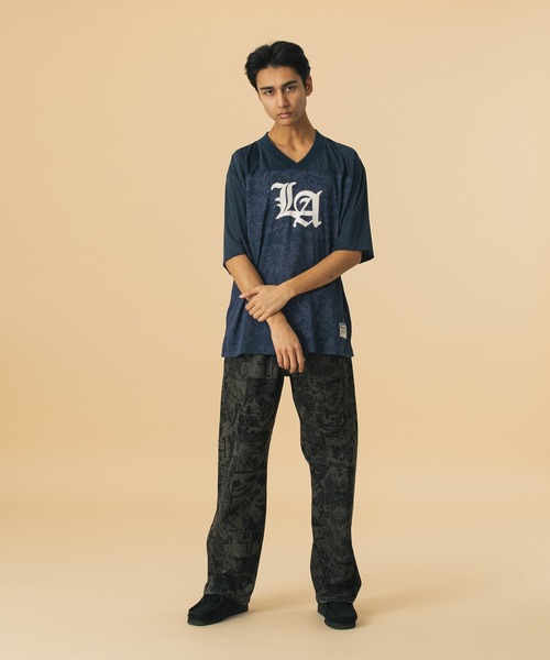 XLARGE Tシャツ 半袖 メッシュ Old English Game Jersey US XLARGE Tシャツ 半袖 メッシュ Old English Game Jersey US (X