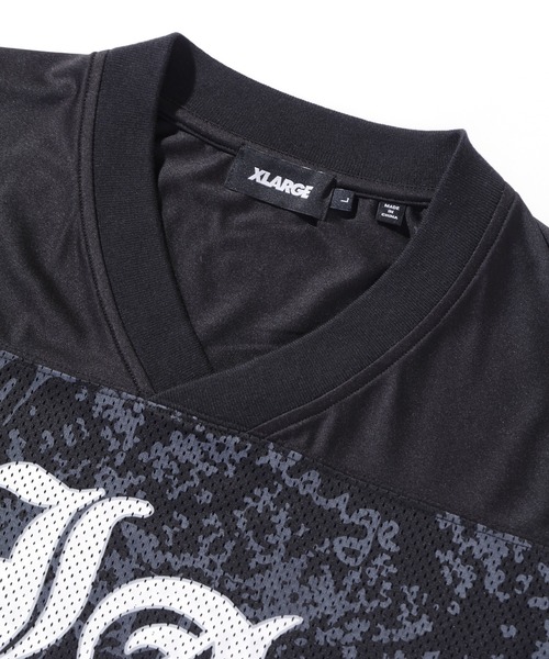 XLARGE Tシャツ 半袖 メッシュ Old English Game Jersey US OLD ENGLISH FOOTBALL JERSEY（Tシャツ/カットソー）｜XLARGE