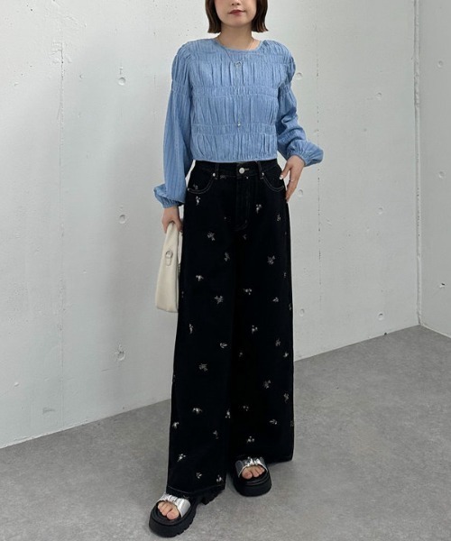 G8267*VALENTINO ヴァレンティノ☆花柄☆刺繍☆デニム☆パンツ☆黒. 楽天市場】ヴァレンティノ VALENTINO ショートパンツ ジーンズ
