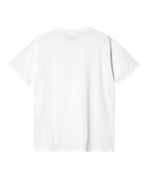 Carhartt WIP(カーハートダブリューアイピー)の「Carhartt WIP W' S/S POCKET T-SHIRT(カーハートワークインプログレス ウィメンズ ショートスリーブ ポケット Tシャツ)(Tシャツ/カットソー・レディース・ホワイト/グリーン系/ブラック・X-SMALL/SMALL/MEDIUM)」の5枚目の写真