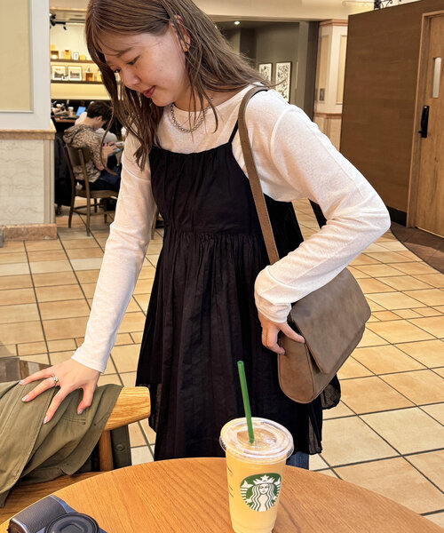 DISCOAT（ディスコート）の「フラップベルトショルダーバッグ（ショルダーバッグ・レディース・ブラウン/ベージュ/ブラック・FREE）」の17枚目の写真