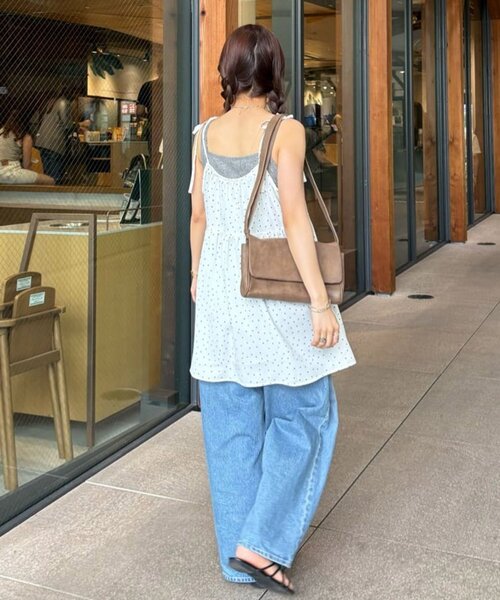 DISCOAT（ディスコート）の「フラップベルトショルダーバッグ（ショルダーバッグ・レディース・ブラウン/ベージュ/ブラック・FREE）」の18枚目の写真