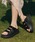 UGG�i�A�O�j�́uW GOLDENGLOW SLIDE�@1167430-BLK�i�T���_���j�v�b�u���b�N