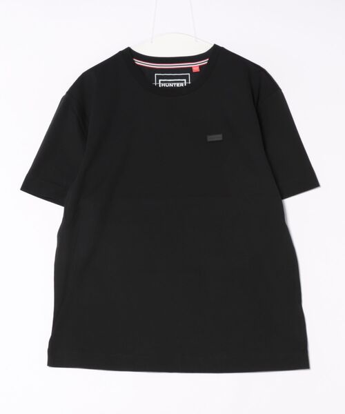 HUNTER(ハンター)の「《HUNTER》UNISEX PLAY HUNTER RUBBERISED LOGO TEE(Tシャツ/カットソー・メンズ・ブラック・M/L/XS/S)」の1枚目の写真