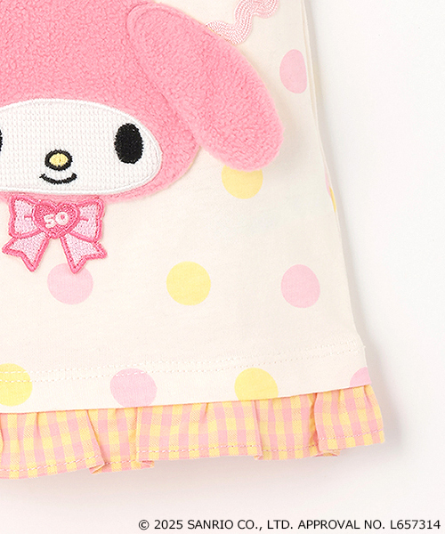 baby cheer(ベイビーチアー)の「【MY MELODY/KUROMI】ポシェットTシャツ(Tシャツ/カットソー・キッズ・ピンク/ラベンダー・110cm/90cm/100cm/120cm/80cm)」の7枚目の写真