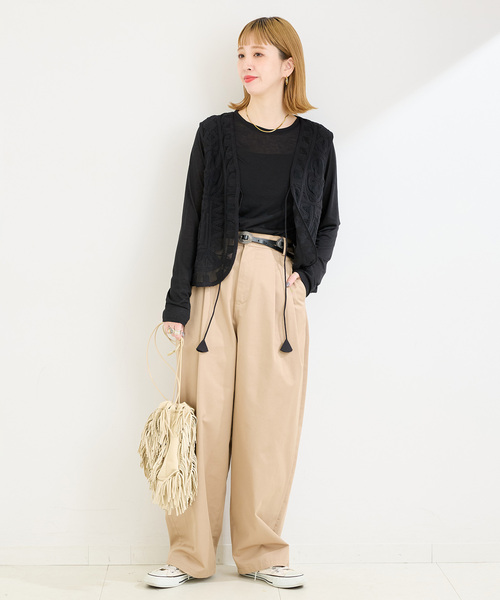 追加》【WEB限定】手洗い可 / メッシュ刺繍ベスト（その他