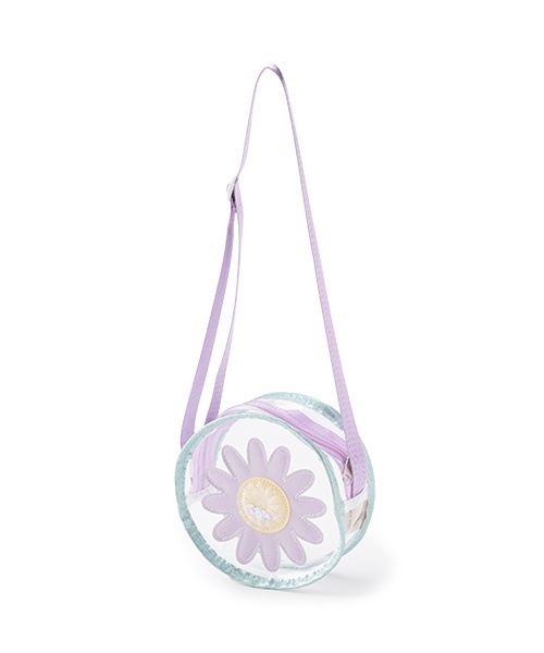 petit main（プティマイン）の「キラキラモチーフポシェット（ショルダーバッグ・キッズ・ラベンダー/ライトグリーン/ライトブルー・F）」の3枚目の写真