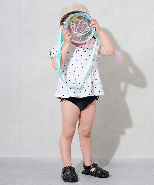 petit main（プティマイン）の「キラキラモチーフポシェット（ショルダーバッグ・キッズ・ラベンダー/ライトグリーン/ライトブルー・F）」の4枚目の写真