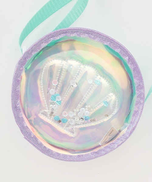 petit main（プティマイン）の「キラキラモチーフポシェット（ショルダーバッグ・キッズ・ラベンダー/ライトグリーン/ライトブルー・F）」の8枚目の写真