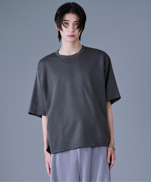 Ellno Loset(エルノロゼット)の「2WAYチェーンネックレスTシャツ(Tシャツ/カットソー・メンズ・ブルーグレー/ブラック/オフホワイト・SMALL/MEDIUM/LARGE)」の17枚目の写真