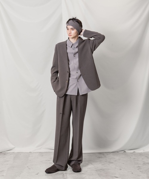 PE ストレッチダブルクロス カラーレス JKT / PE STRETCH DOUBLE CLOTH