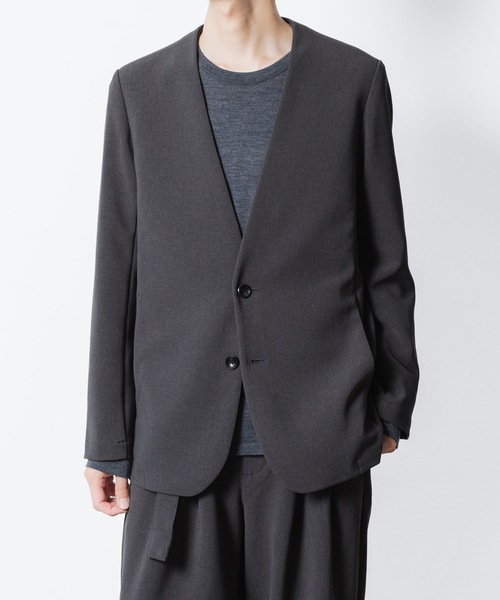 PE ストレッチダブルクロス カラーレス JKT / PE STRETCH DOUBLE CLOTH