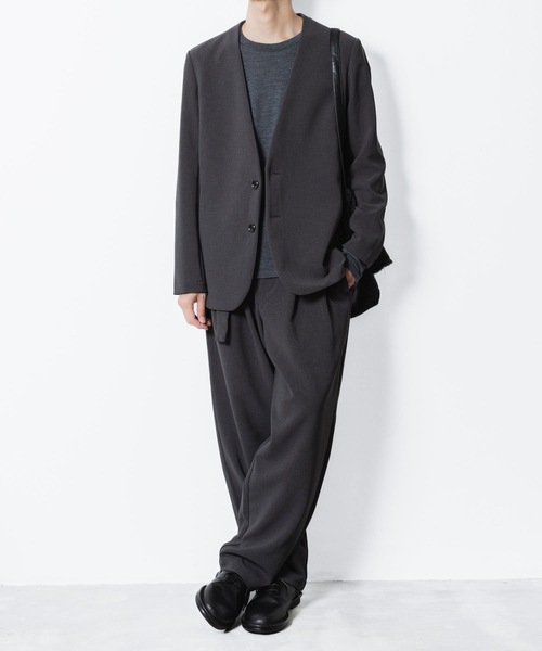 PE ストレッチダブルクロス カラーレス JKT / PE STRETCH DOUBLE CLOTH