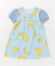 ペイントバナナプリントチュニック