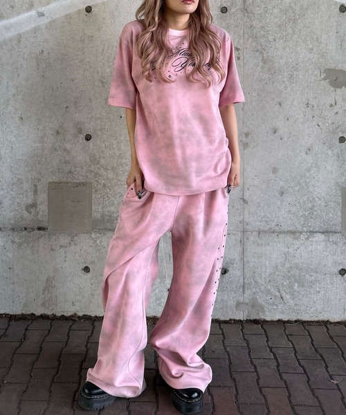 sedacle セットアップ ダート加工スタッズスウェットパンツ（スウェットパンツ
