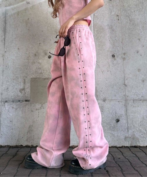 dieselスウェットパンツ　ピンクギャル DIESEL（ディーゼル）の「レディース スウェットパンツ パイル