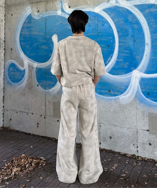 sedacle（セダクル）の「ダート加工スタッズスウェットパンツ（スウェットパンツ・レディース・ブラック/ピンク/ネイビー/ベージュ・SMALL/LARGE/MEDIUM）」の19枚目の写真