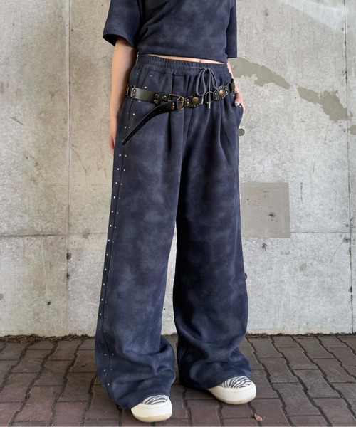 SKOOT SHREDDED スウェットパンツ ブラック （裾直し済9cm） O.G.S EZ SWEAT PANTS / BLACK – ZETA DIVISION STORE
