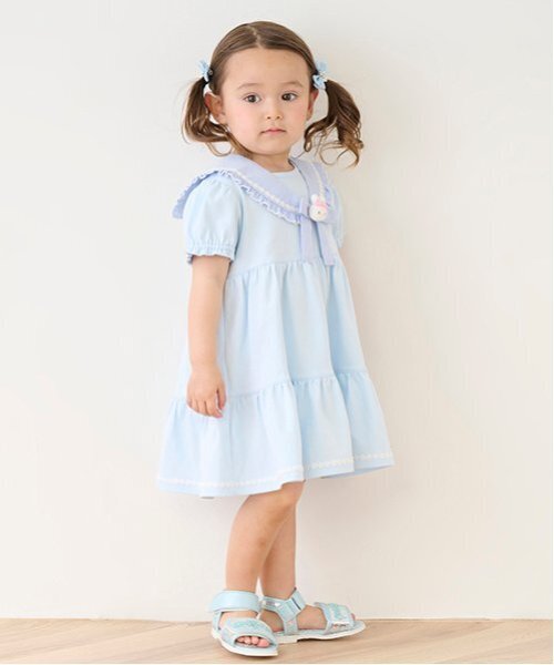 mezzo piano(メゾピアノ)の「クリアラメ サンダル(サンダル・キッズ・サックスブルー/ラベンダー・22cm/18cm/19cm/20cm/21cm/17cm)」の15枚目の写真