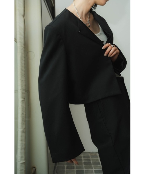 collarless jacket（テーラードジャケット）｜Knuth Marf